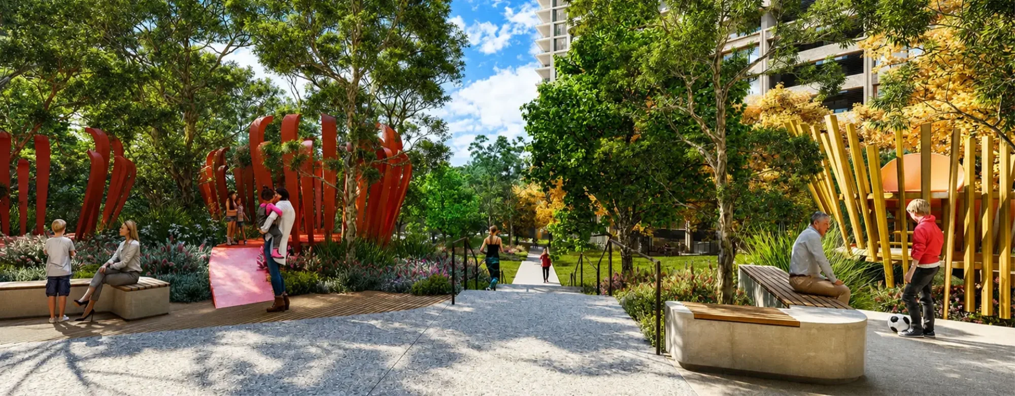 Arncliffe Central -  Public spaces